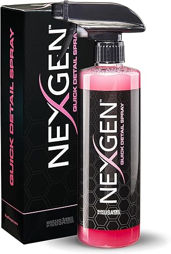 Nexgen Spray de detalles rápidos eliminación de manchas todo en uno, lubricación de barra de arcilla, detalles instantáneos, limpiador de grado