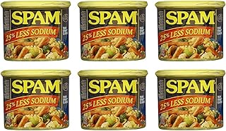 25% Less Sodium Than Spam Classic: 6 Packs of 12 Oz - Cos15