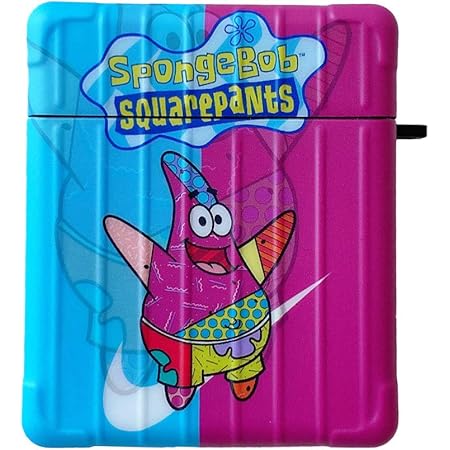 Amazon スポンジボブ Airpods Pro ケース Airpods 1 2 ケース パトリックスター キャラクター かわいい アニメ 保護ケース 収納ケース 保護カバー 耐衝撃 傷防止 全面保護 脱着簡単 Airpods Pro カバー 1 2 Pro世代に適用 イヤホン ヘッドホンケース オンライン通販