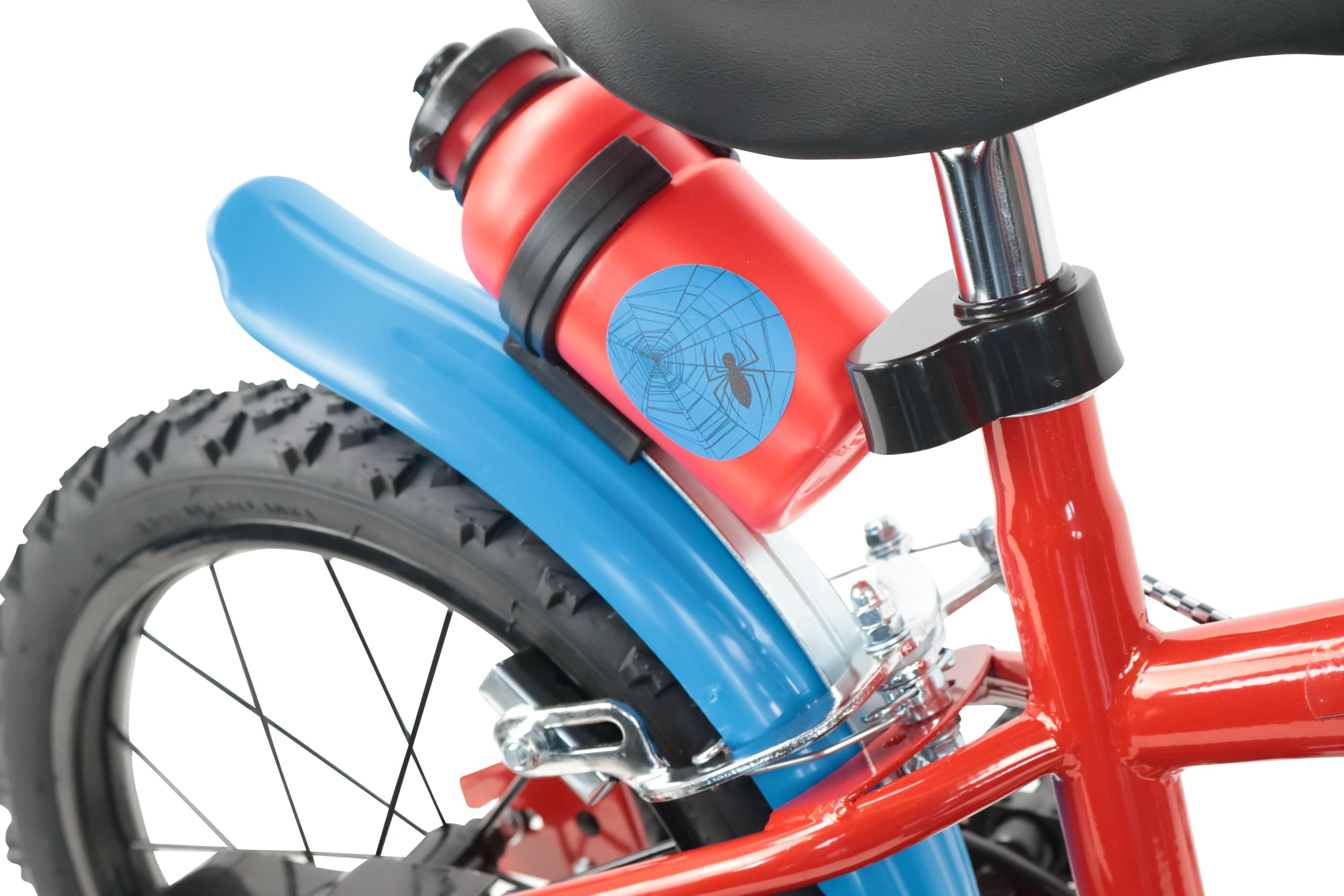 Denver Bike Bicicletta Bambino 14 Pollici Spiderman 3-5 Anni Rotelle Removibili Freni Caliper Telaio Acciaio