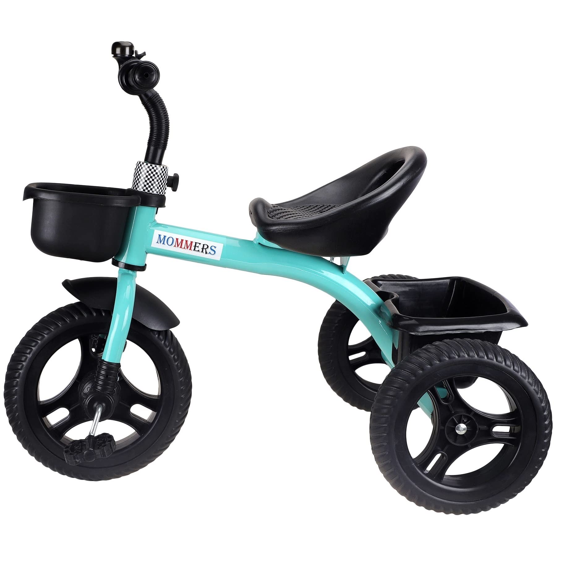 Mommers Minius Tricycle for Kids|Baby Trikes|Tricycle with Dual Storage Basket|Boys|Girls|Age Group 2 to 5 Years MM_7007 (Sea Green) 2