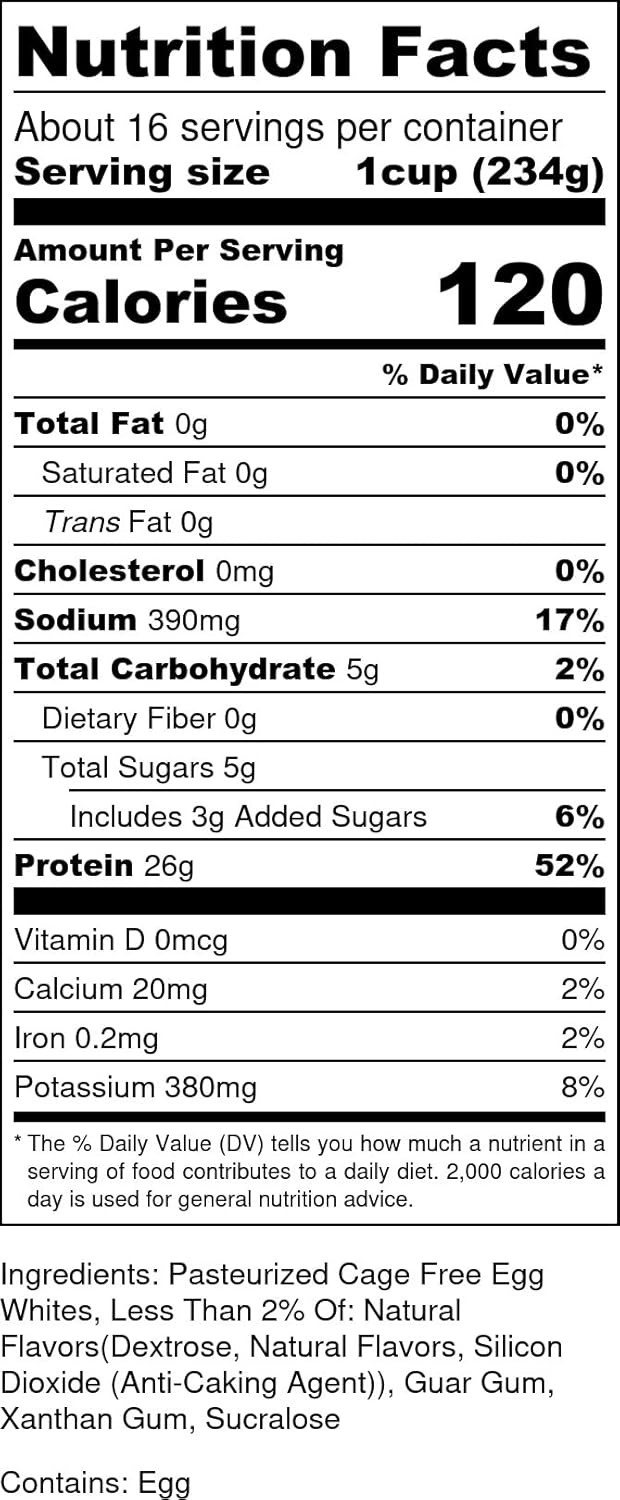 2 Gallons Creme Brulee MuscleEgg Liquid Egg Whites (Cage-Free)