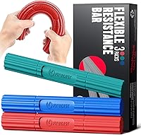 Vista 8 de FitBeast Barra de terapia flexible, barra de terapia de codo de tenista, ideal para aliviar el dolor de tendinitis y mejorar la fuerza de agarre