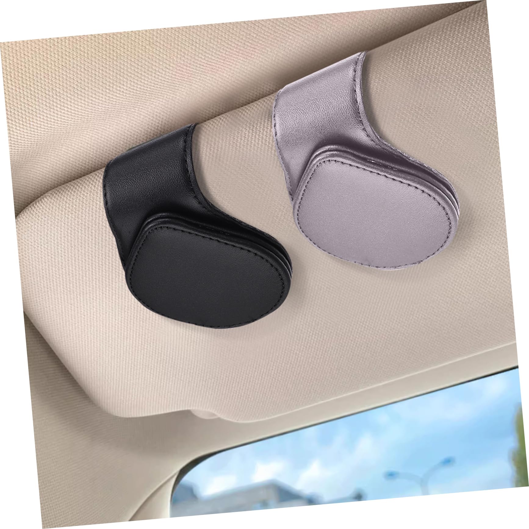 6stücke Auto Brillenhalter Für Sonnenblende Halterung Für Sonnenbrillen Und Brillen Magnetische Befestigung Platzsparend Und
