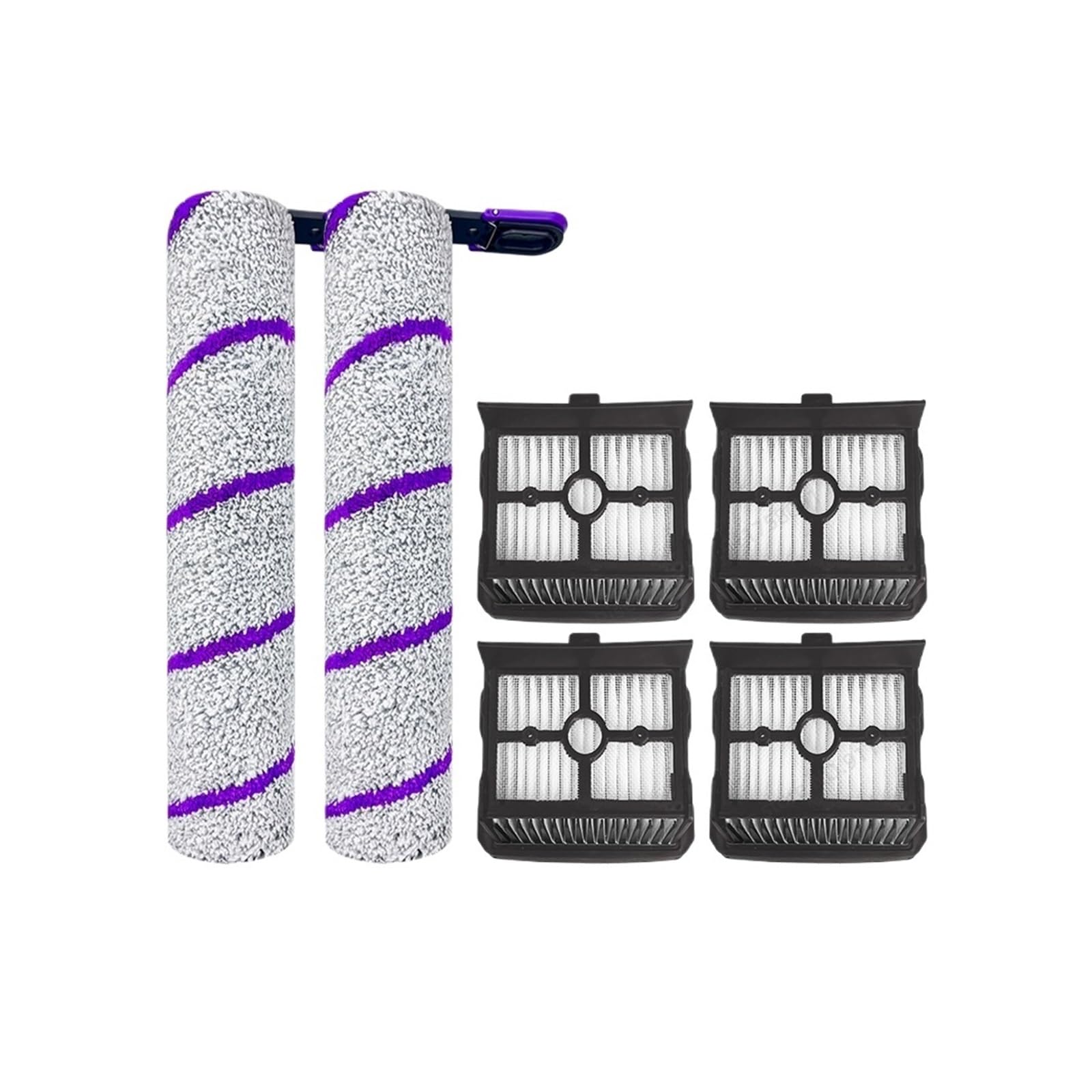 Sxezyeyo Set 3 Compatible For Rowenta， X-Clean 10 ，Vacuum Mop Accessories Roller Brush Hepa Filter Replacement Parts，Spare Parts(Set 3)