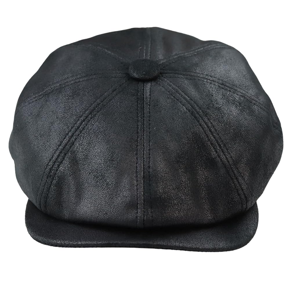 帽子 Butcher Products Salt flat hat 7 5/8 Men's Soft Brim Newsboy Cap with an Adjustable Size Buckle