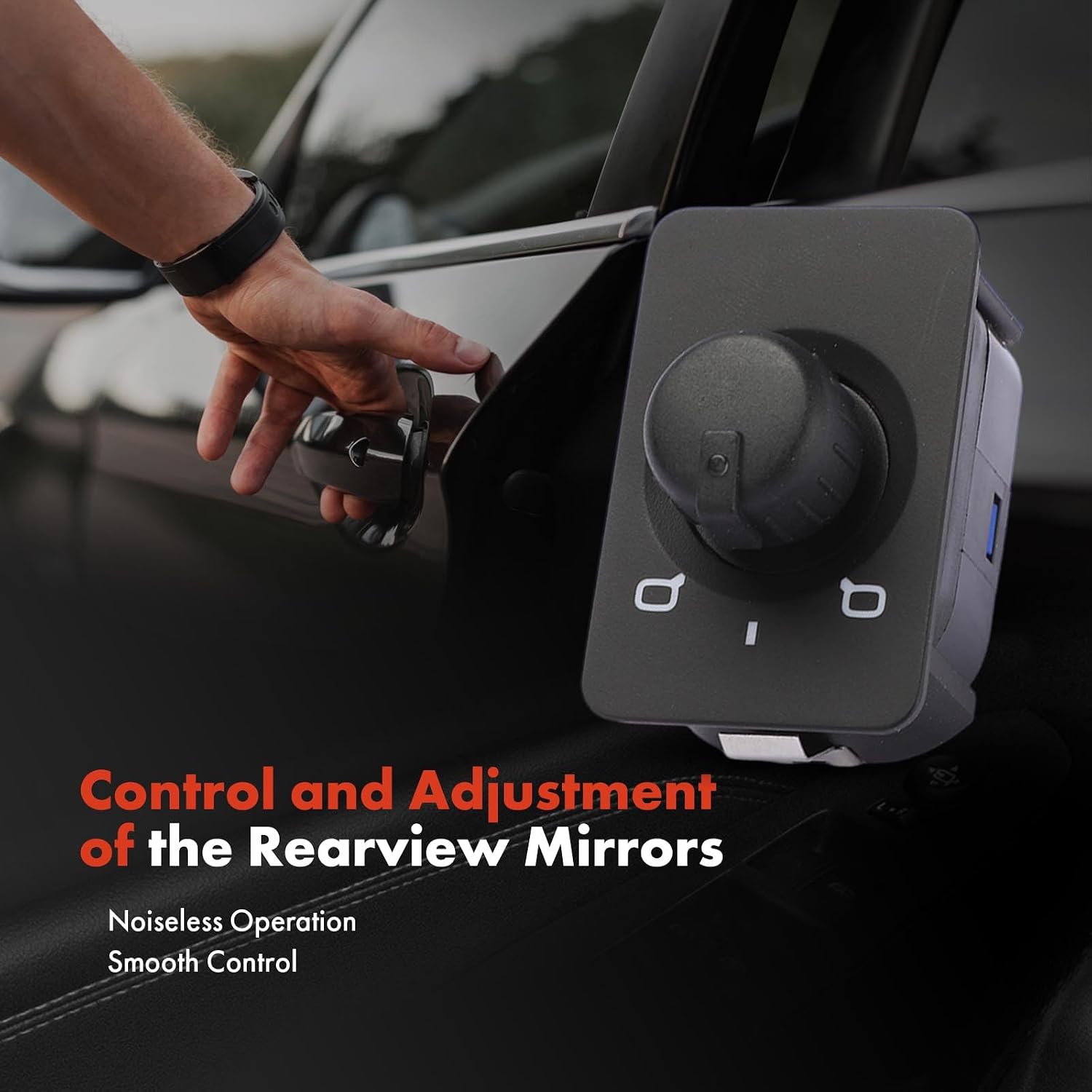 A-Premium Power Mirror Switch Compatible with Audi