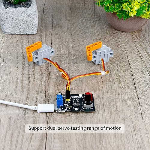 Vista 13 de Yahboom Controlador de servomotores RC de 16 canales, herramienta de centrado de controlador con protección contra sobrecorriente, 2 modos de Servo