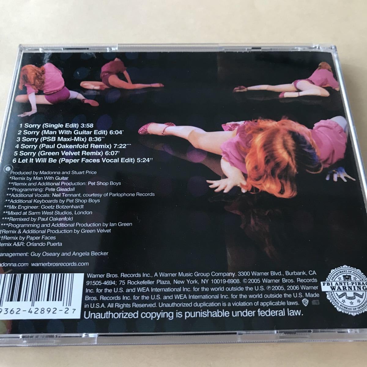 Amazon.co.jp: マドンナ、ペットショップボーイズ【SORRY】 6