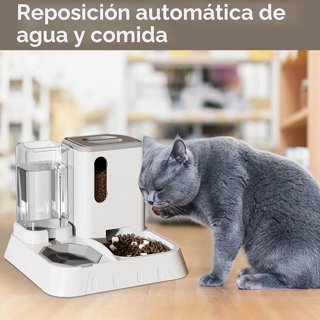 Foto 2 de 7 de Comedero Automático para Gatos, Comedero Automático para Perros
