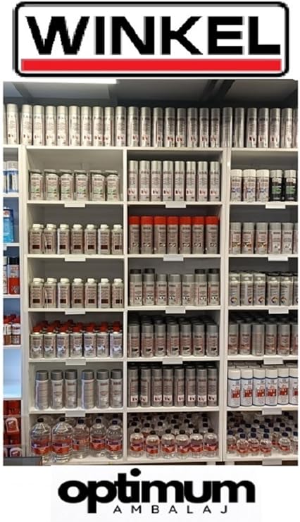 Winkel 700 Derece Yüksek Isıya Dayanıklı Gri RAL 9006 Sprey Boya