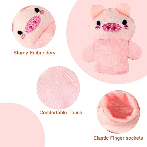 Miniatura 14 de Sealive 6 marionetas de dedo familiares para niños pequeños de 1 a 3 años – Marionetas de dedo de animales educativos interactivos para la hora