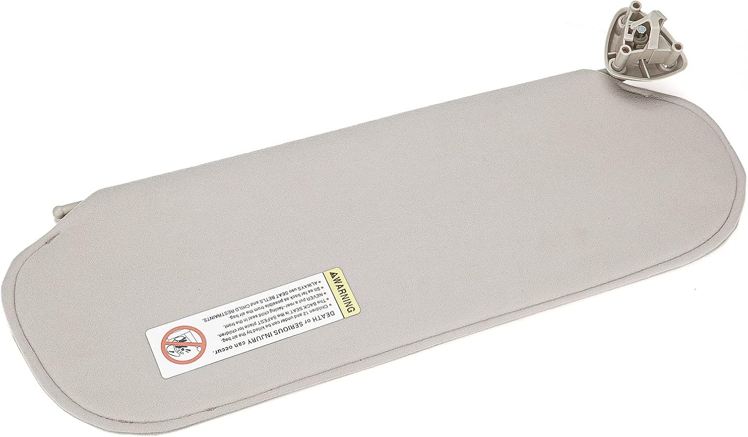 Left & Right Sun Visor for 1999-2014 Chevy Express & GMC Savana 1500, 1999-2019 Express & Savana 2500 3500, Driver & Passenger Side Cream-Grey Sunvisor Replacement 84054688 84054695