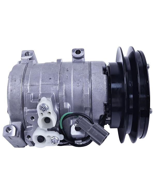 FridayParts Air Conditioner Unit Compressor 20Y-810-1260 Compatible for Komatsu Excavator PC200LC-8 PC200-8M0 PC210LC-10 PC88MR-8 PW98MR-8 PW118MR-8 PC118MR-8 Dump Truck HM300-3 Replacement by FP FRIDAYPARTS - Image 3