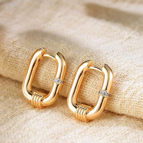 Miniatura 6 de MYEARS Women Huggie Earrings Gold Hoop 14K Gold Filled Small Simple Handmade Hypoallergenic Everyday Jewelry