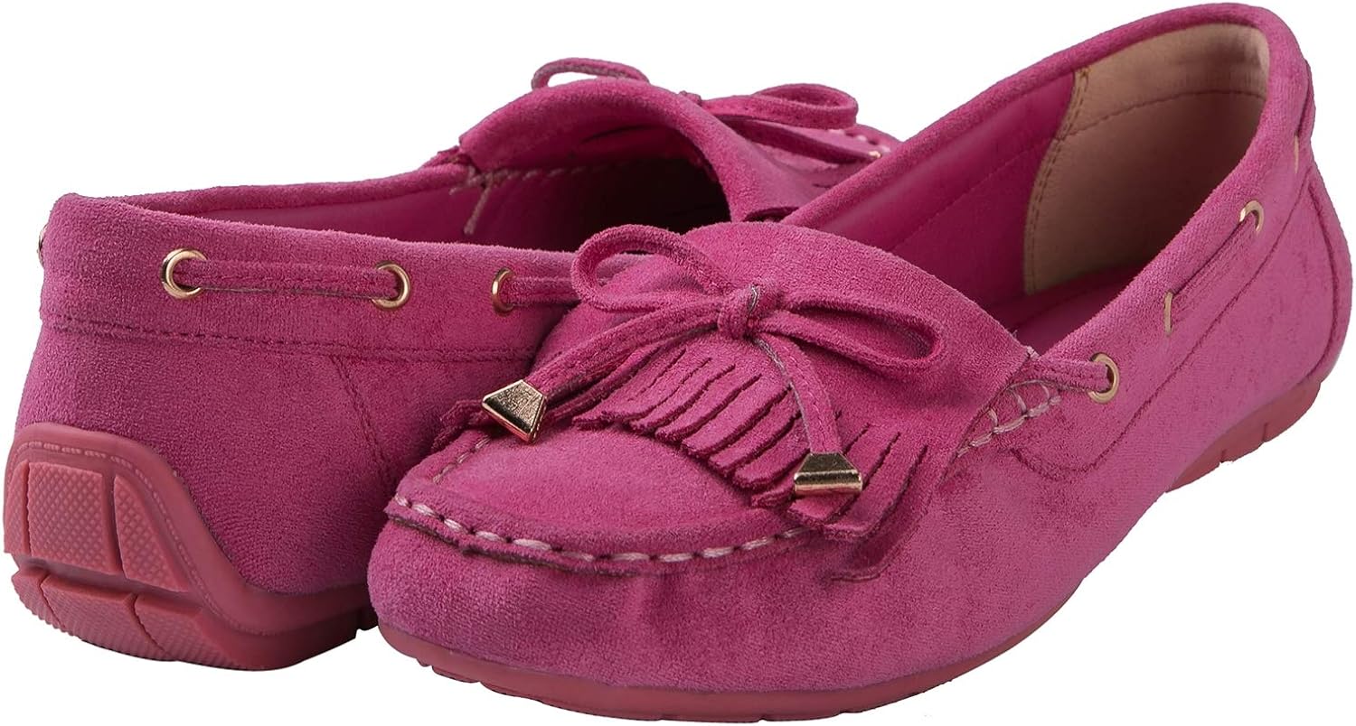 GLOBALWIN Women's Slip On Loafers Driving Moccasins Flats