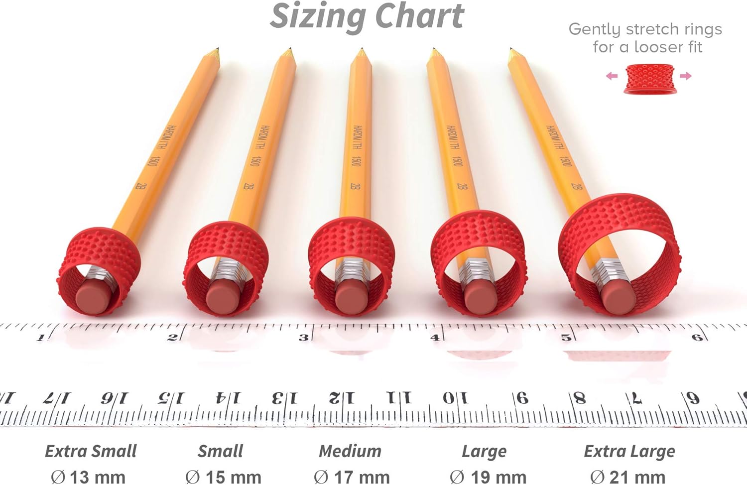 Griply Rubber Finger Tips Hand Grips Rubber Tip Finger Protector