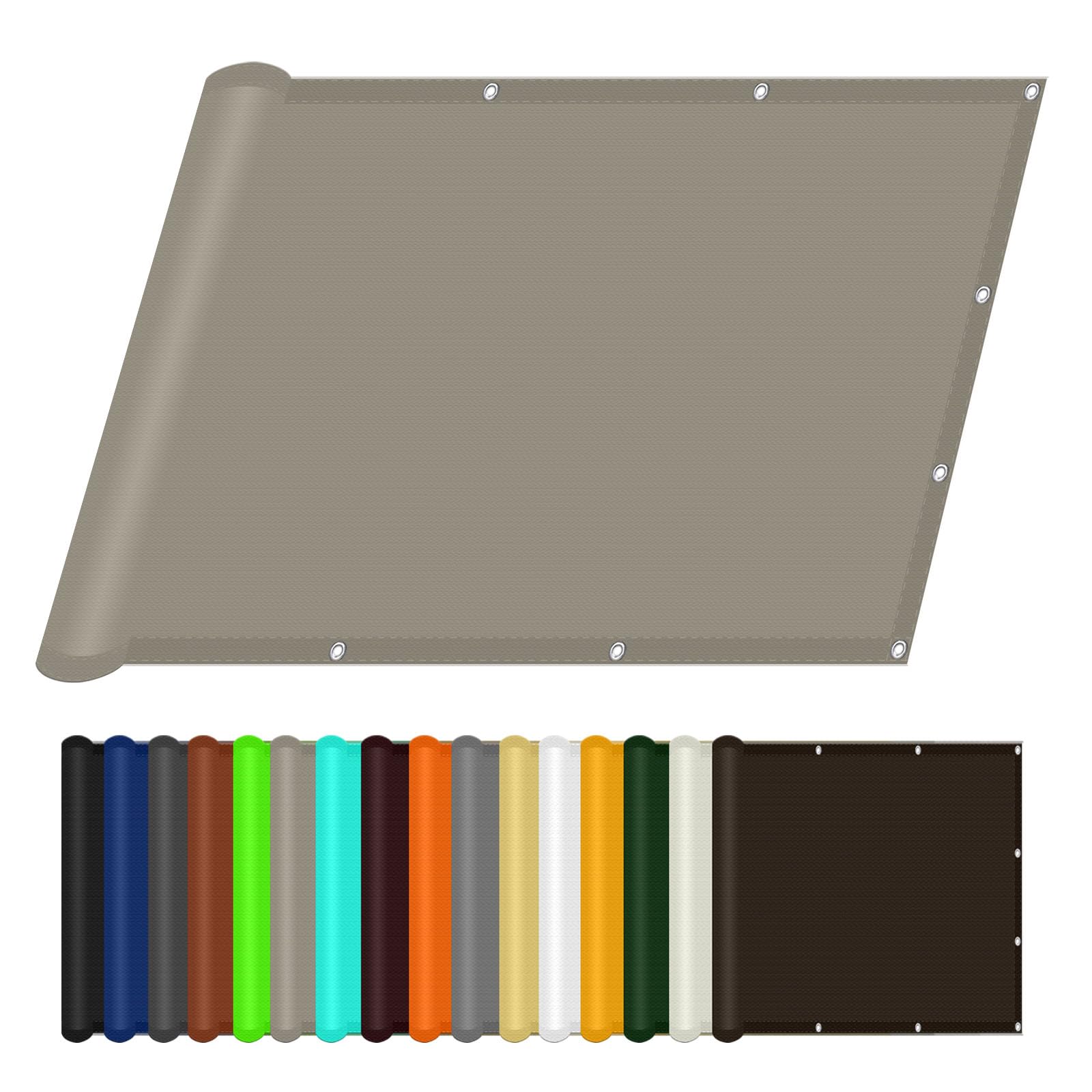 Voiles d'ombrage anti 95% UV imperméable de 3.8 x 4 m pour une fraîcheur durable sur la terrasse