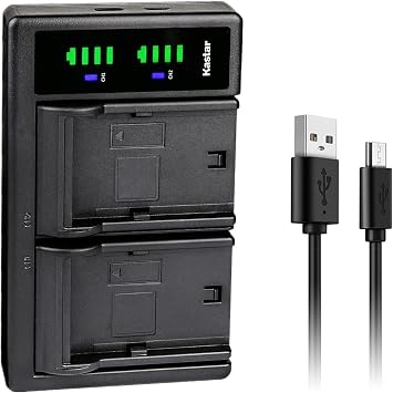 Kastar LTD2 USB Battery Charger Compatible with Kokad LB-015 Rechargeable Lithium-ion Battery and Kokad PIXPRO WPZ2 Digital Camera, Kokad Pixpro WPZ2 Rugged Waterproof Action Camera