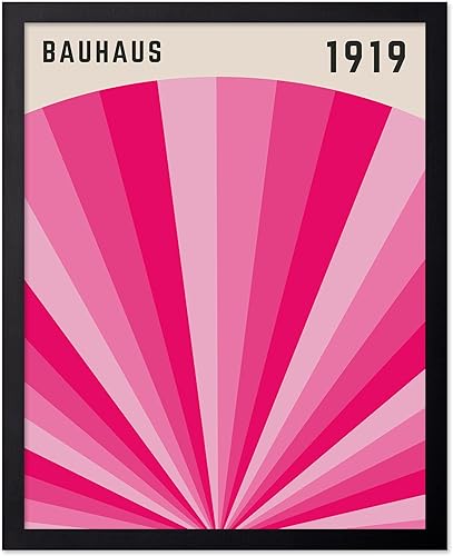 Miniatura 19 de Monem Art Bauhaus Póster – Impresión de sol de California – Arte de círculos arcoíris – Arte geométrico – Arte bohemio chic – Arte moderno de