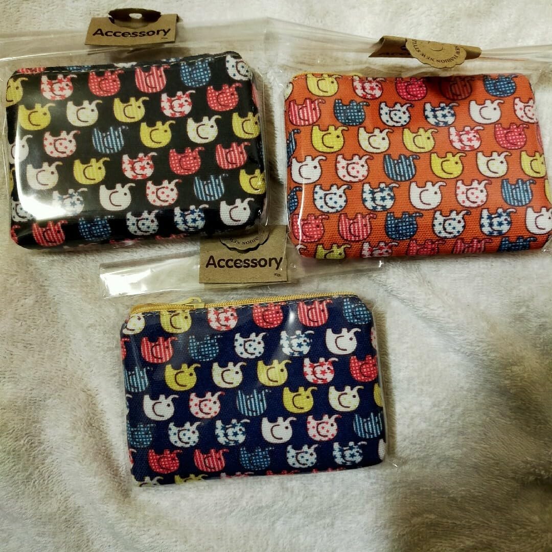 3個 小銭入れ タイ バンコク ポーチ 象 お土産 タイ 象 お土産