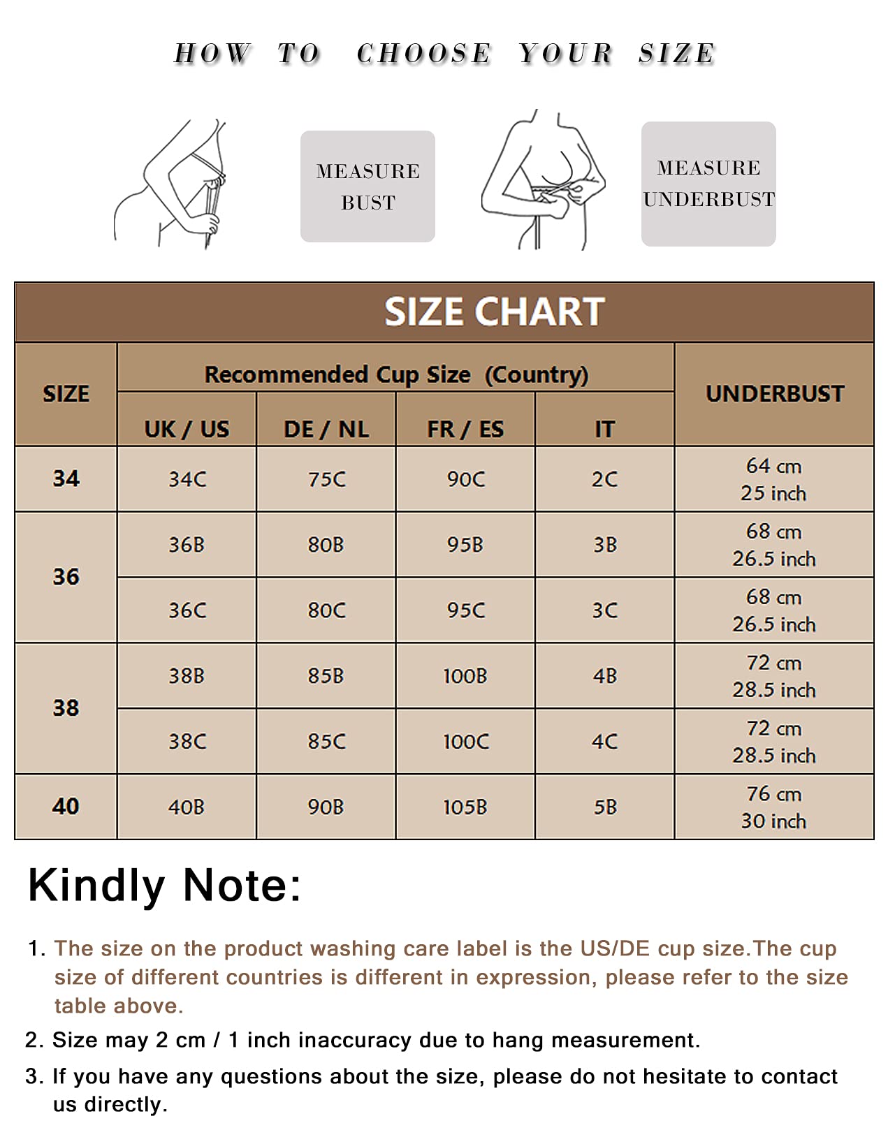 SHEKINI Sujetador Básico de 2 Piezas para Mujer Ropa Interior de Encaje con Anillo de Acero Sujetador sin Relleno Bralette Hebilla Trasera Correa de Hombro Ajustable Bra