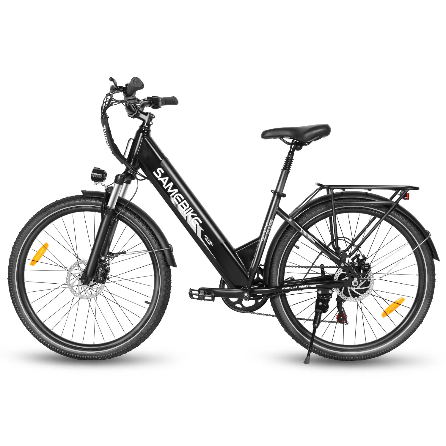 SAMEBIKE Bicicleta Eléctrica de Montaña 26/27.5 Pulgadas 36V15AH Batería Extraíble Pedal Asistido Bicicleta Eléctrica de Montaña Urbana Ebike Adultos