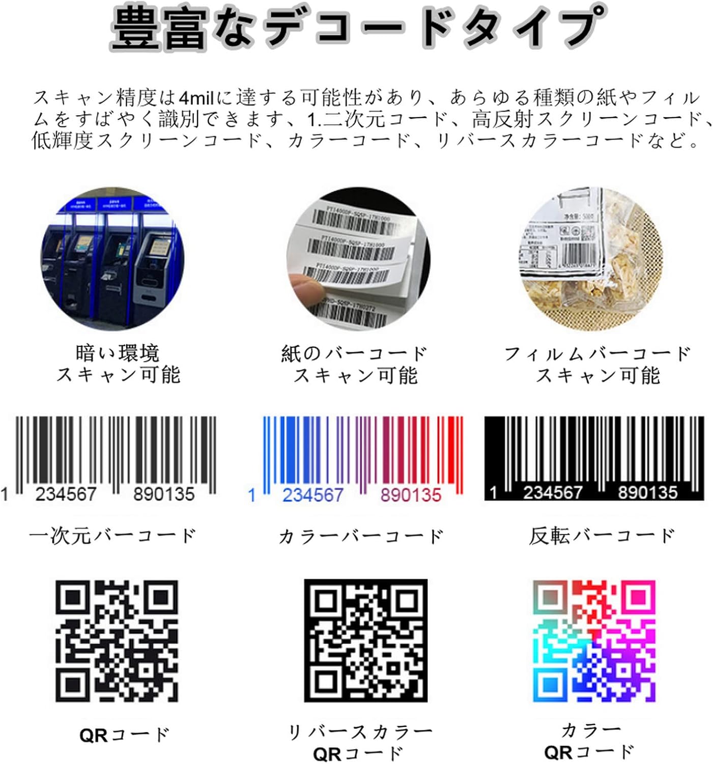 Barcode scanner scanning a mobile phone screen