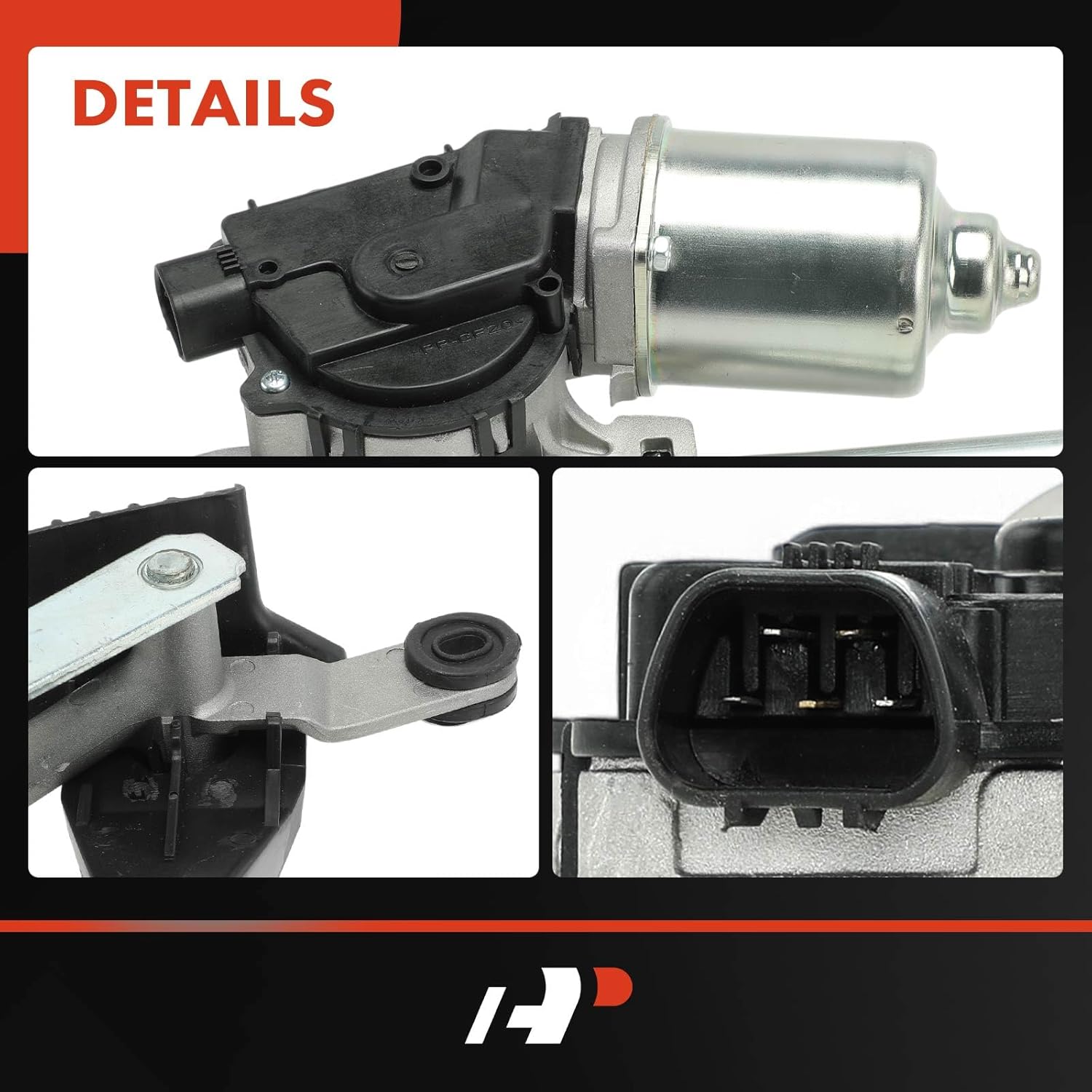 A-Premium Front Windshield Wiper Motor and Linkage Assembly Compatible with Jeep MK Series Patriot 2007-2017