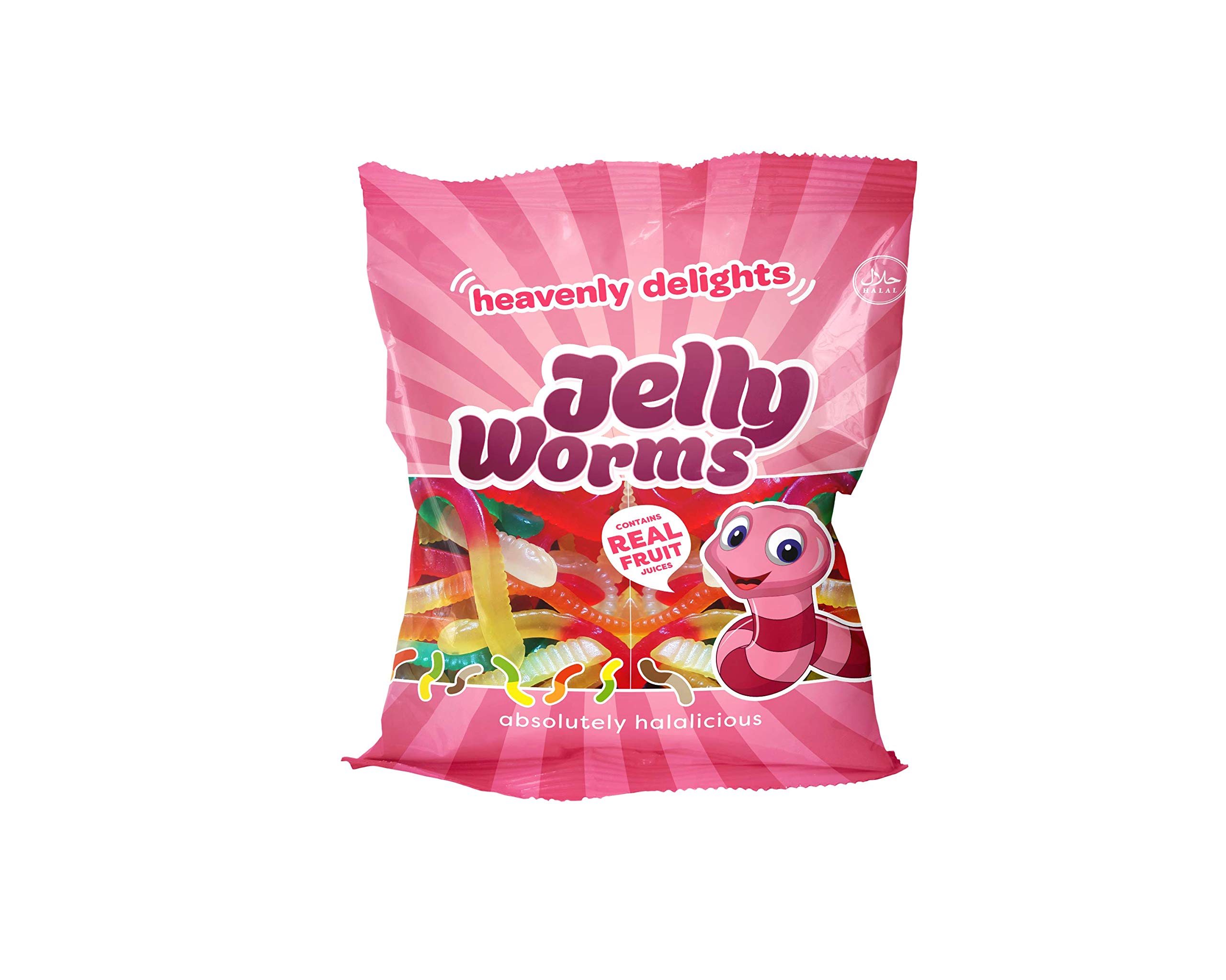 Heavenly Delights Jelly Worms 80g Halal Sweets Buy Online in UAE at