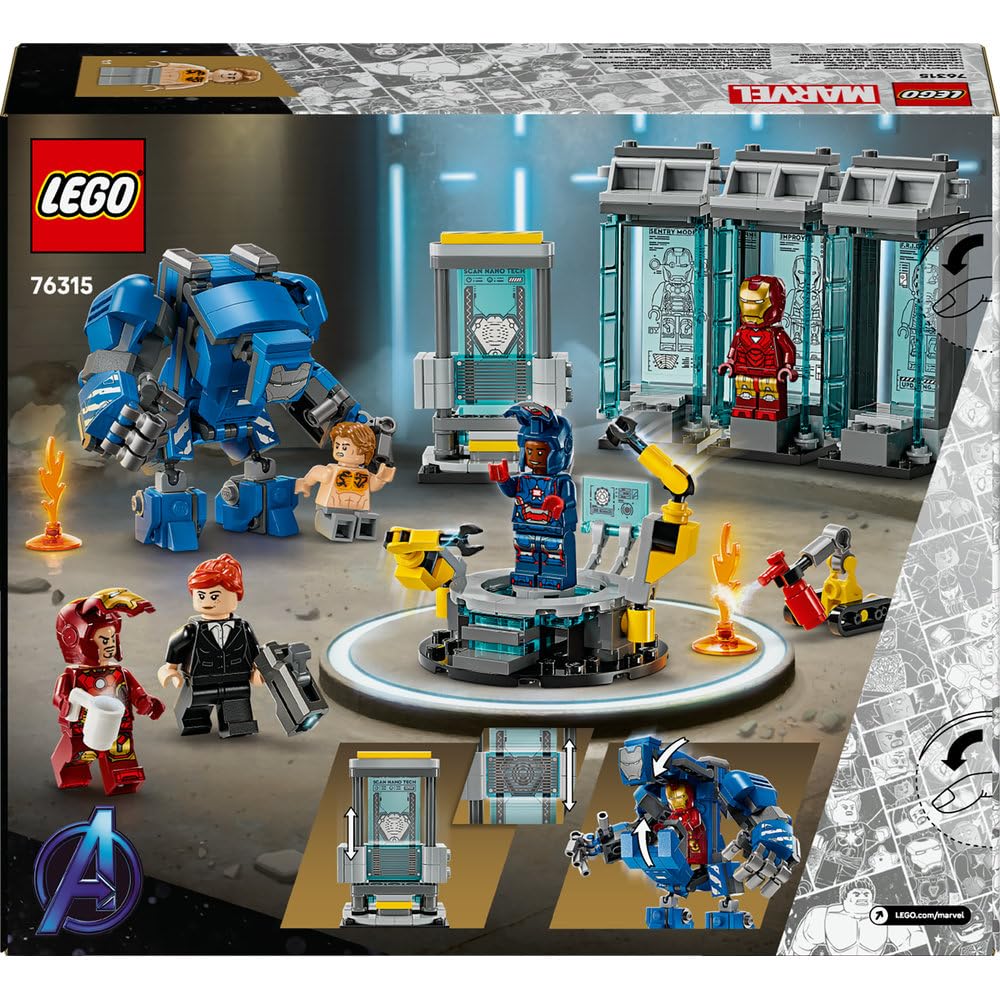 LEGO | Marvel Laboratorium Iron Mana: Zbrojownia 76315