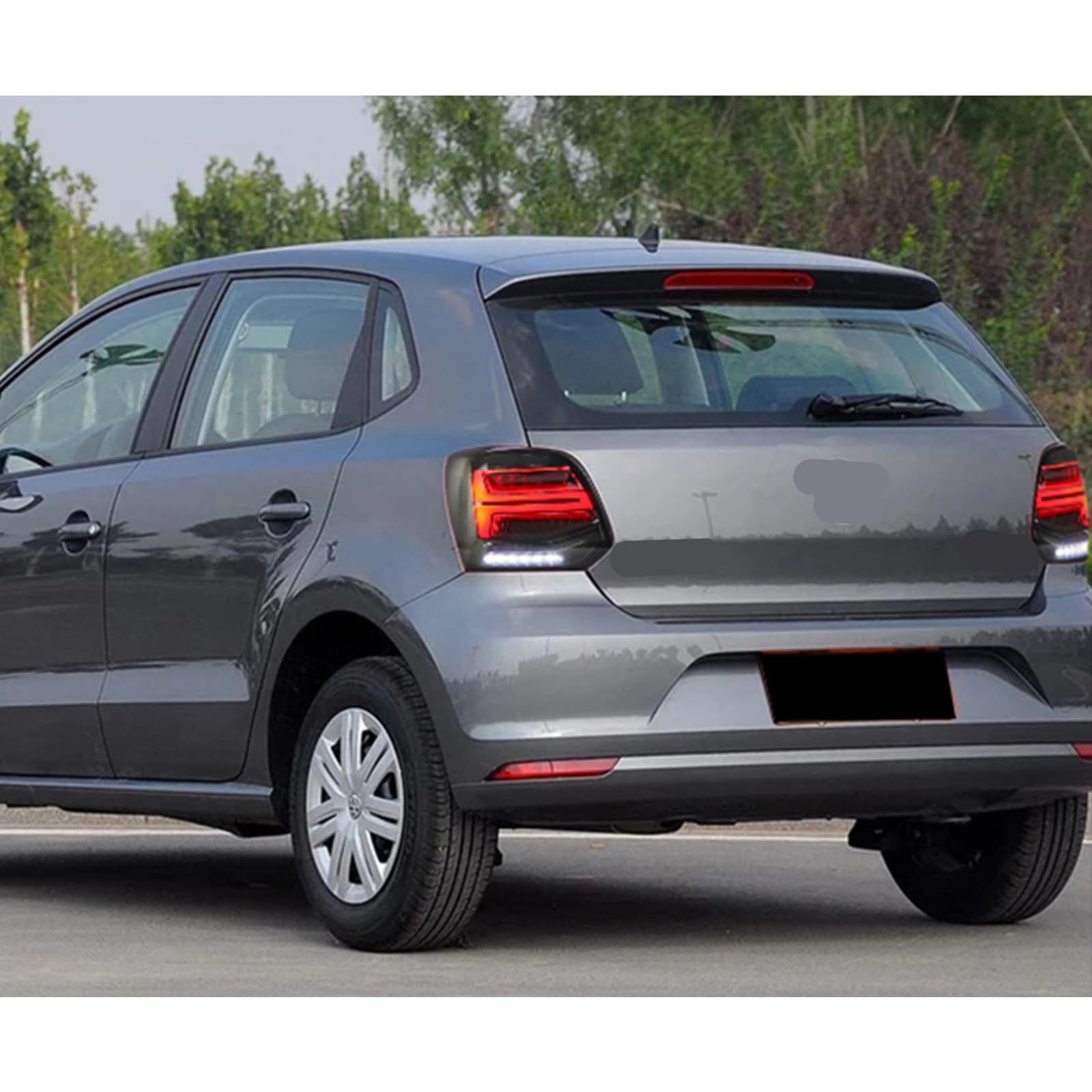Compatibile Con Per Polo 5 MK5 6R 6C 2009-2017 Auto Animazione Dinamica Sequenziale Segnale Girata Nero Posteriore Lampade Di Montaggio luci segnalazione posteriori