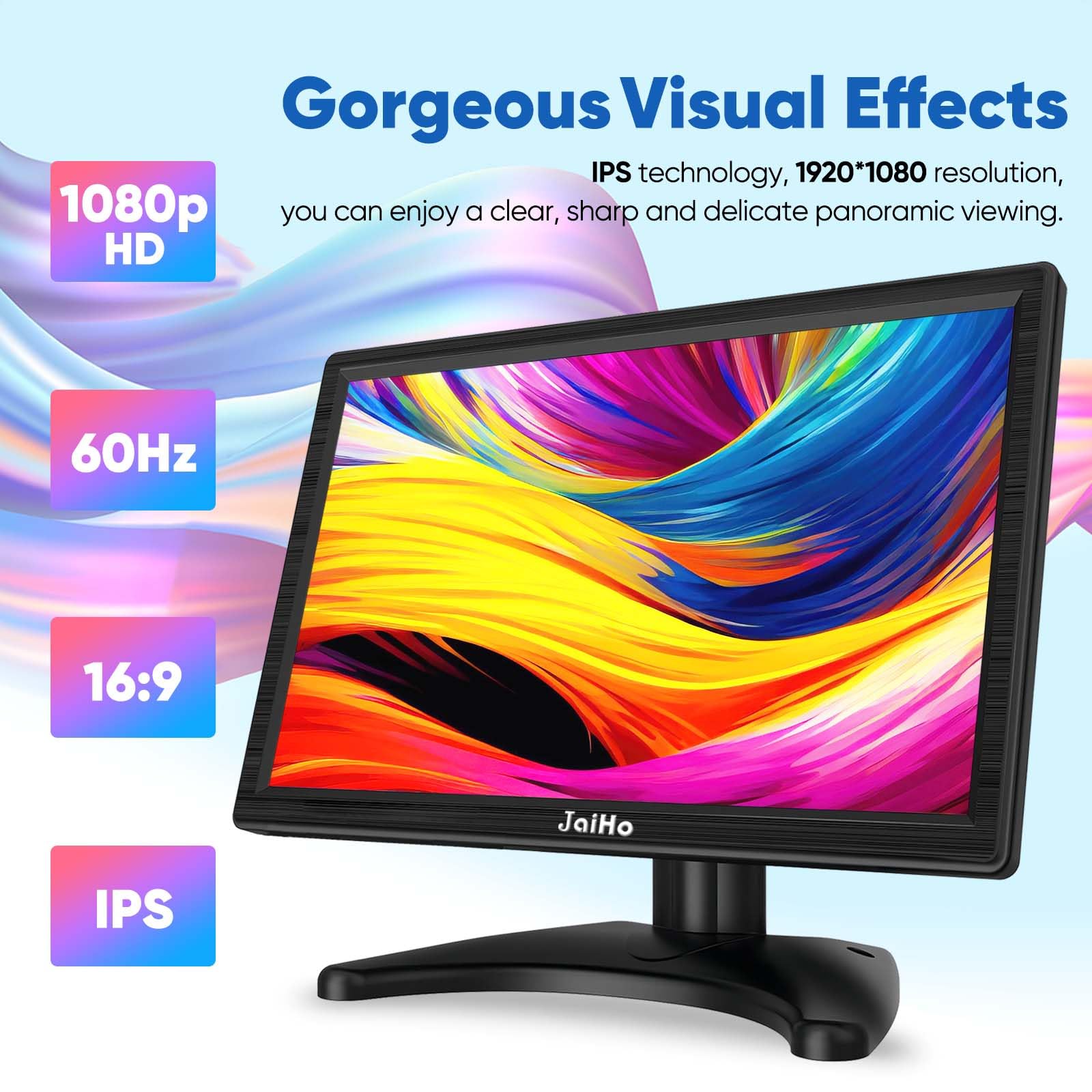 Monitor 13.3 Inch IPS FHD 1080P HDMI VGA BNC - Dettaglio