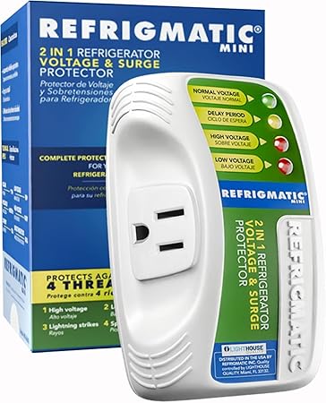 WS-36300 Electronic Voltage & Surge Protector for Refrigerators Up to 27 cu. ft. Protect Your Refrigerator Against High and Low Voltage, Brownouts and Spikes. WS-36300 Electronic Voltage & Surge Protector for Refrigerators Up to 27 cu. ft. Protect Your Refrigerator Against High and Low Voltage, Brownouts and Spikes.
