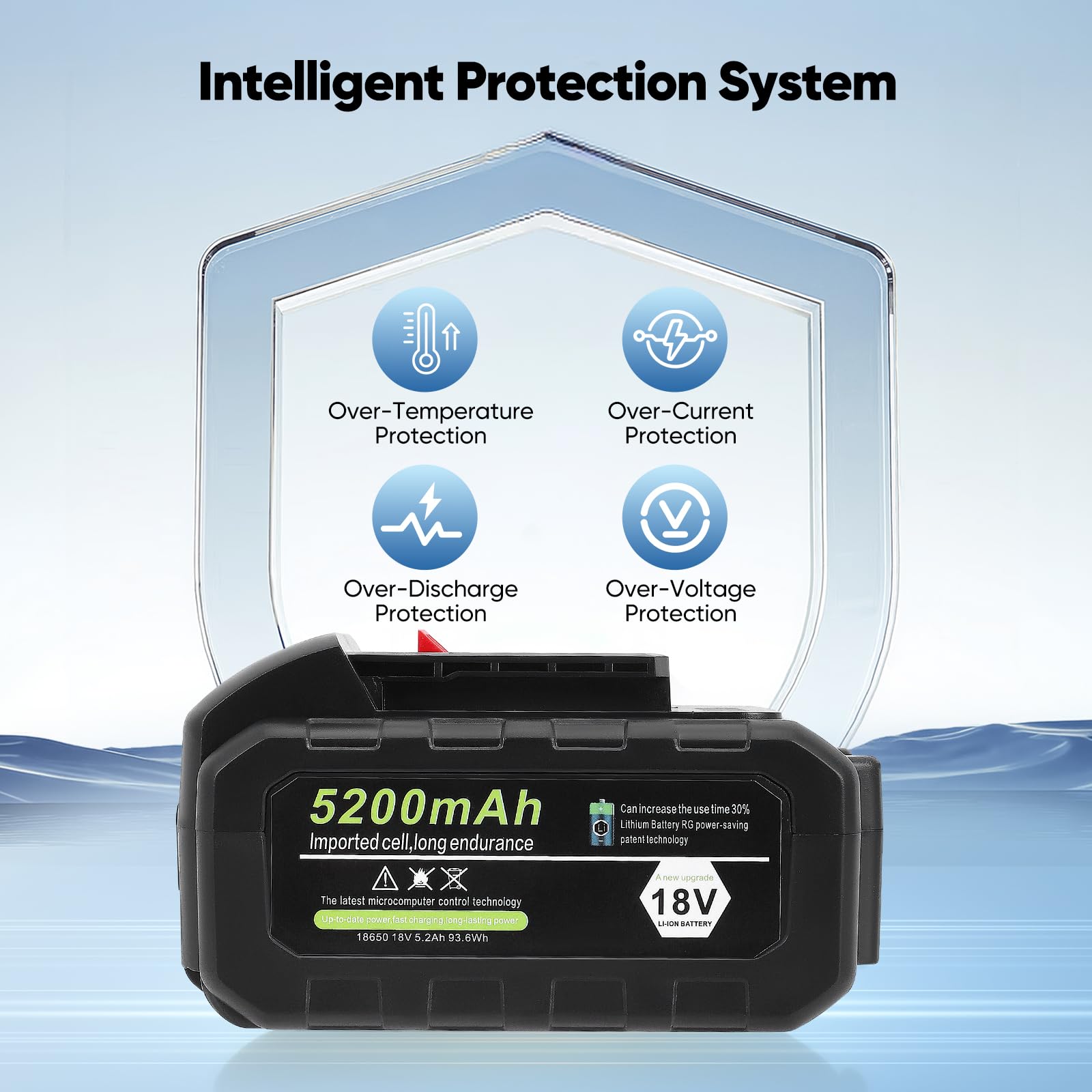 GK9-900D Batteria 18V 5.2AH Elettrico Sacchi Macchine da Cucire Sigillante Sacchetto Industriale Macchina da Cucire Mano Batteria di Backup dedicata