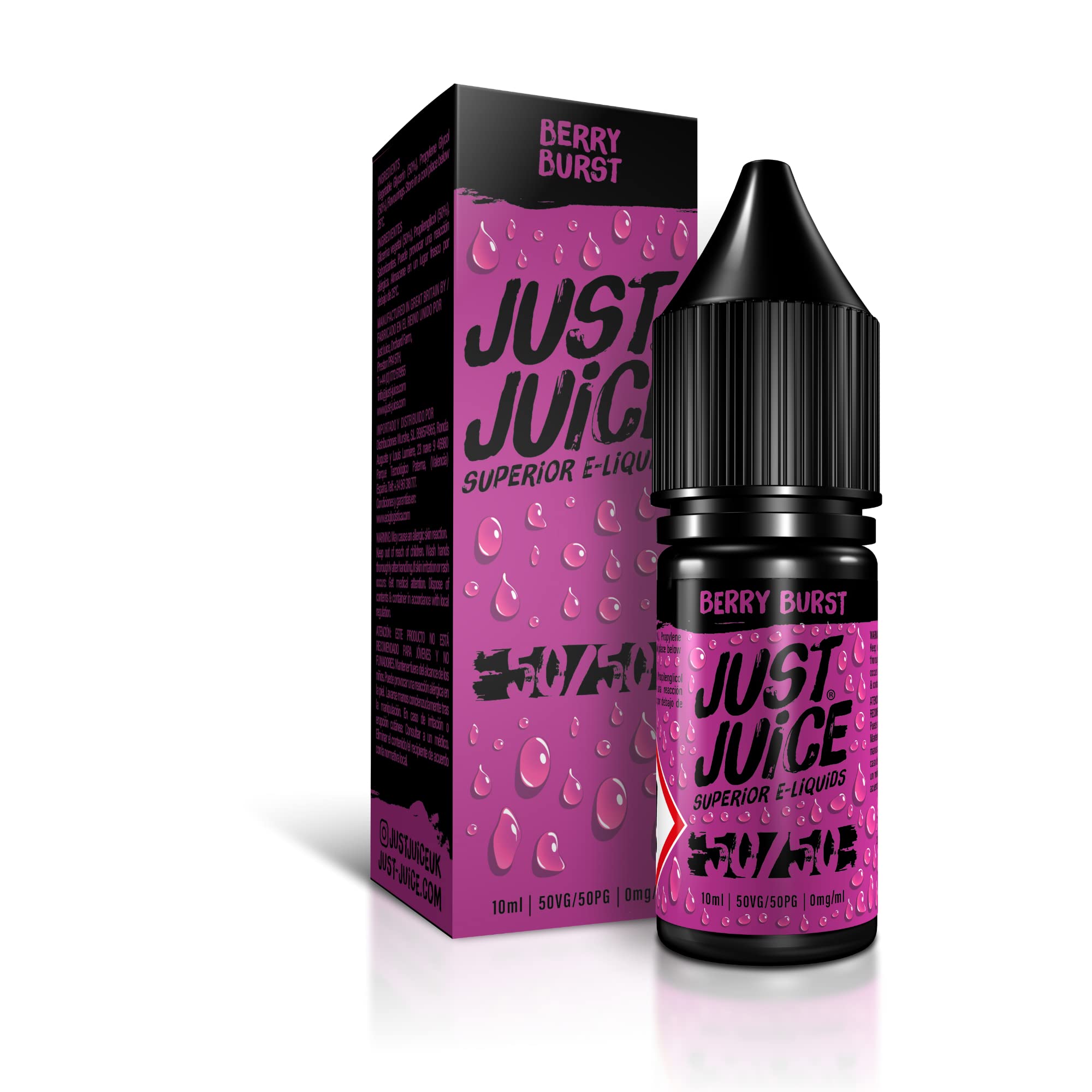 berry burst vape juice BSX Vapor Salt Nic - Strawberry Pink Squares - 30ml main image 0