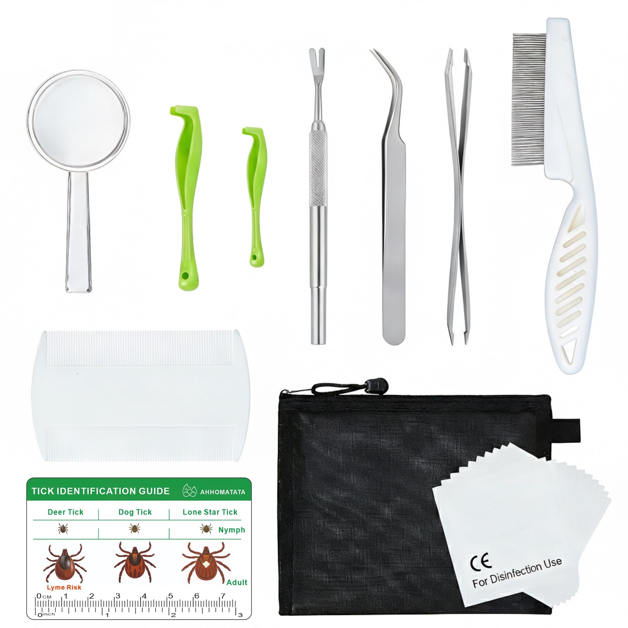 AHHOMATATA Tick Removal Tool & Twister Kit - flea and tick control | Mubboo