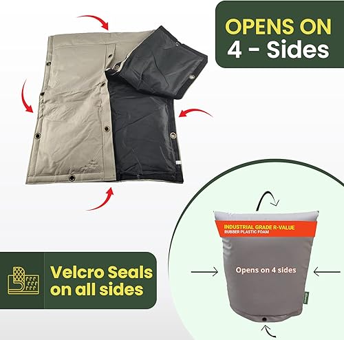 Miniatura 2 de Cubierta de aislamiento de tubería original (5F) Aislamiento de tubería de invierno (revestimiento UV), cubierta de bomba, cubierta de válvula de