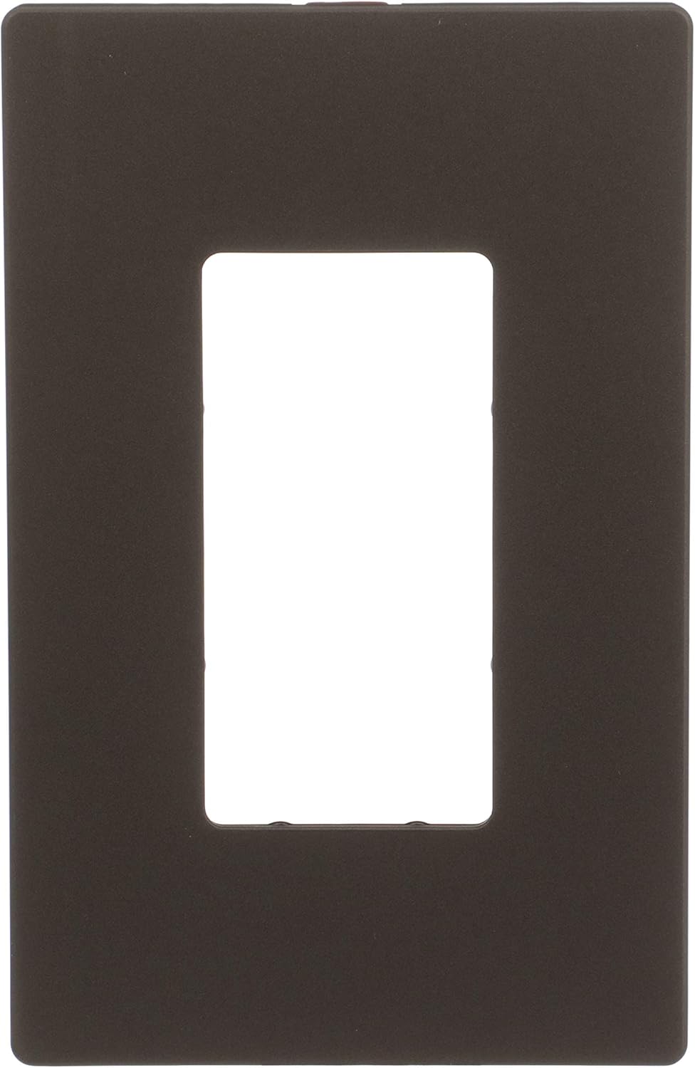 Eaton PJS26RB-SP-L Designer 1-Gang Screwless Wallplate, Oil Rubbed Bronze
