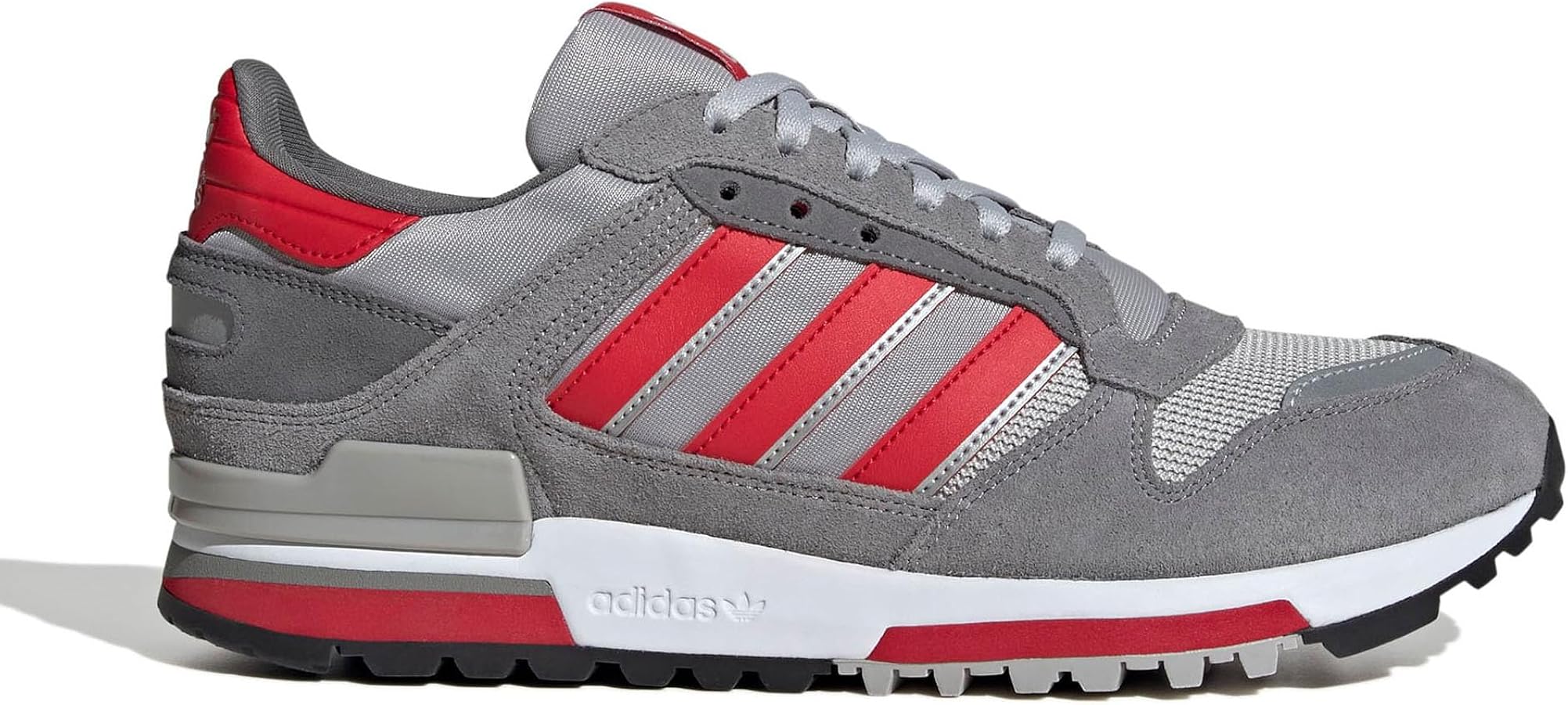 adidas ZX 600 - Zapatillas para hombre, gris rojo, 41 1/3 EU