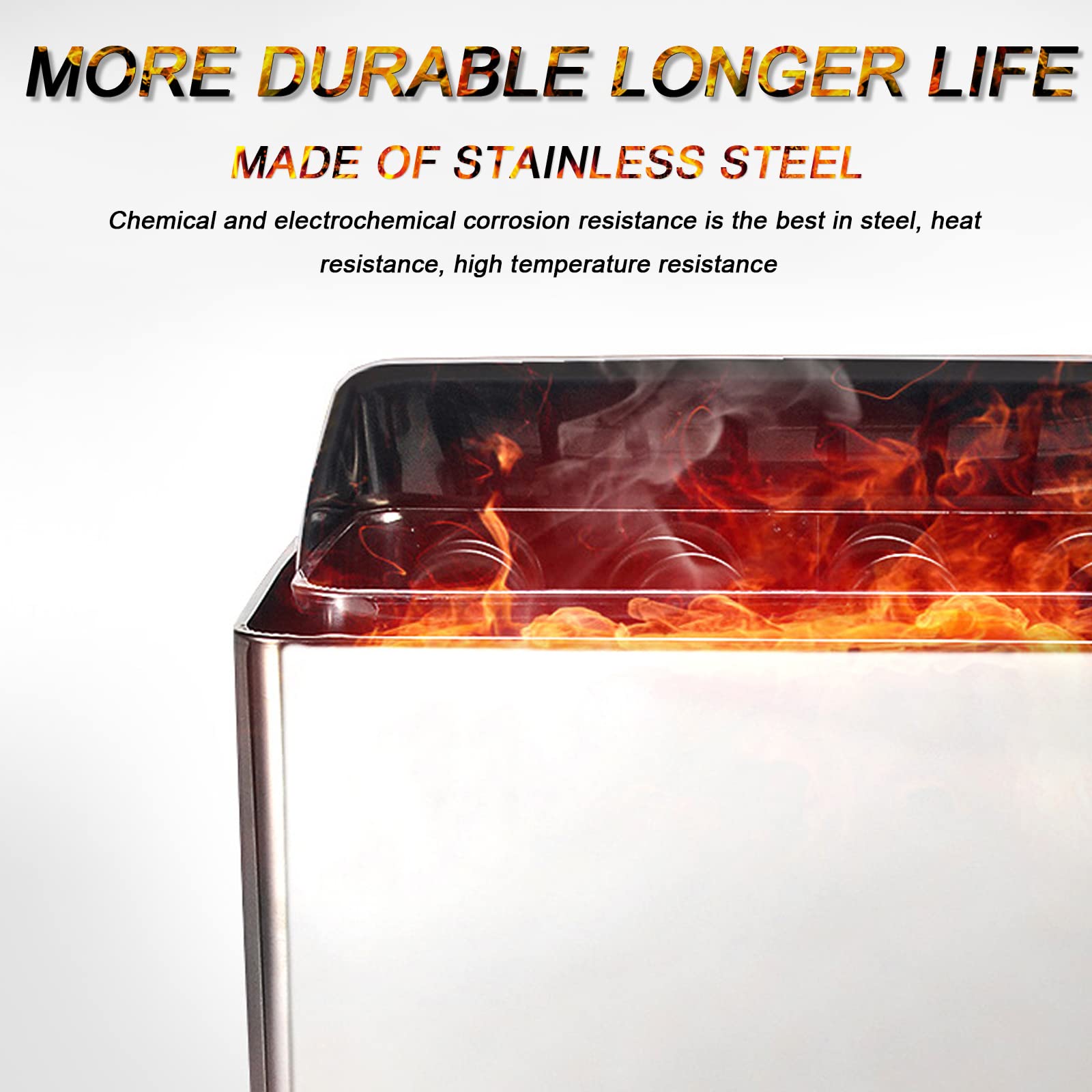 Stufa Sauna Elettrica 3KW - Acciaio Inox, Per Ambienti Fino 3m³, Controllo Interno, 220V (Pietre Non Incluse) - Foto 4