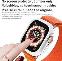 Vista 50 de BOTOMALL Funda protectora compatible con Apple Watch de 1.614 pulgadas Series 9, Series 8 Series 7, TPU suave, flexible, delgada, ligera, funda