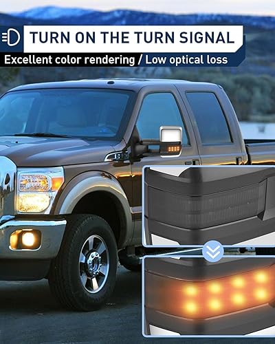 Miniatura 5 de ECCPP Espejos laterales de repuesto para Chevy para Silverado para Suburban 1500 2500 3500 para Tahoe para GMC para Sierra para Yukon Power Espejos