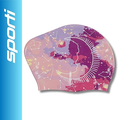 Miniatura 2 de Sporti Limited Edition Long Hair Bun Silicone Swim Cap