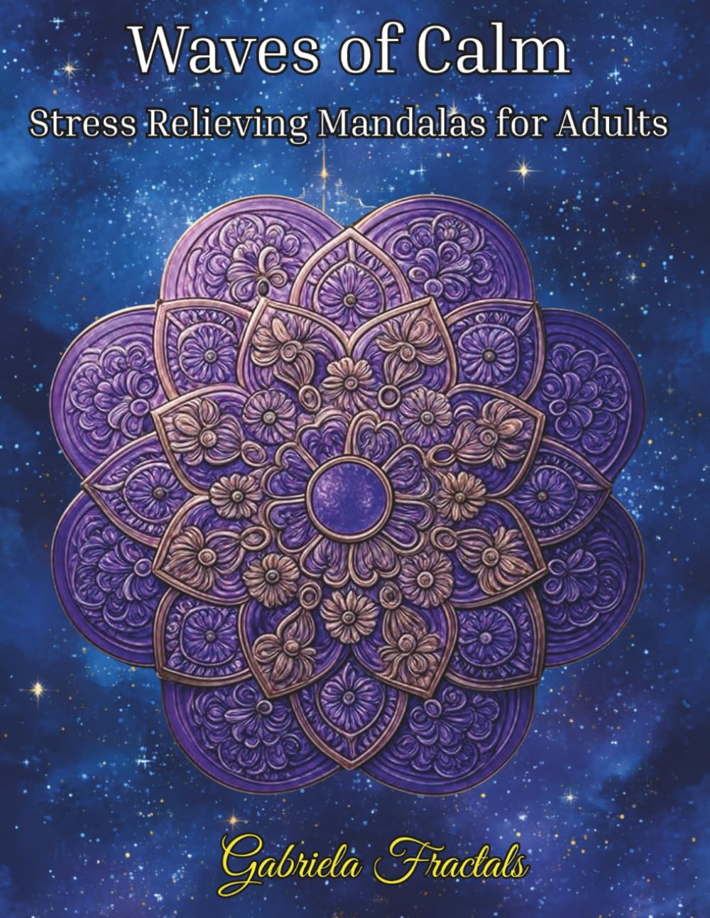 Waves of Calm: Stress Relieving Mandalas for Adults to Relax and Unwind