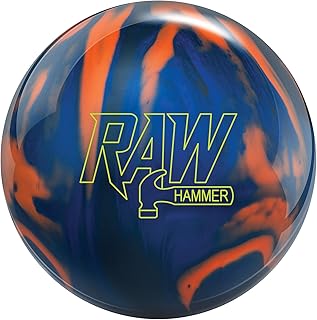 Raw Blue/Black/Orange Bowling Ball
