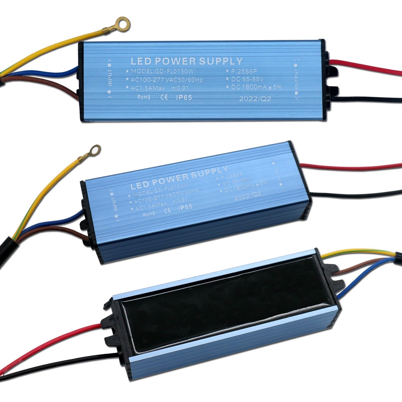 150W LED Potenza di guida impermeabile DC65-85V 1800mA Il trasformatore di illuminazione a corrente costante viene utilizzato for il proiettore fai-da-te