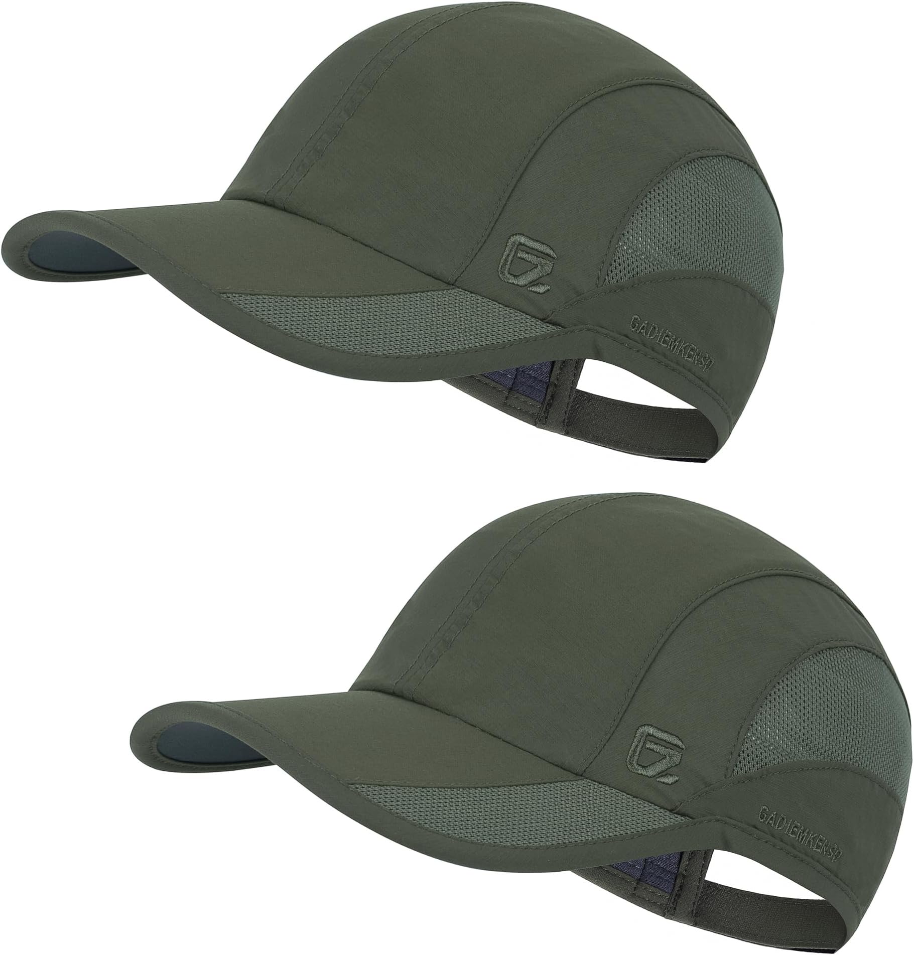 GADIEMKENSD Outdoor Running Hat Breathable Mesh 2PACK