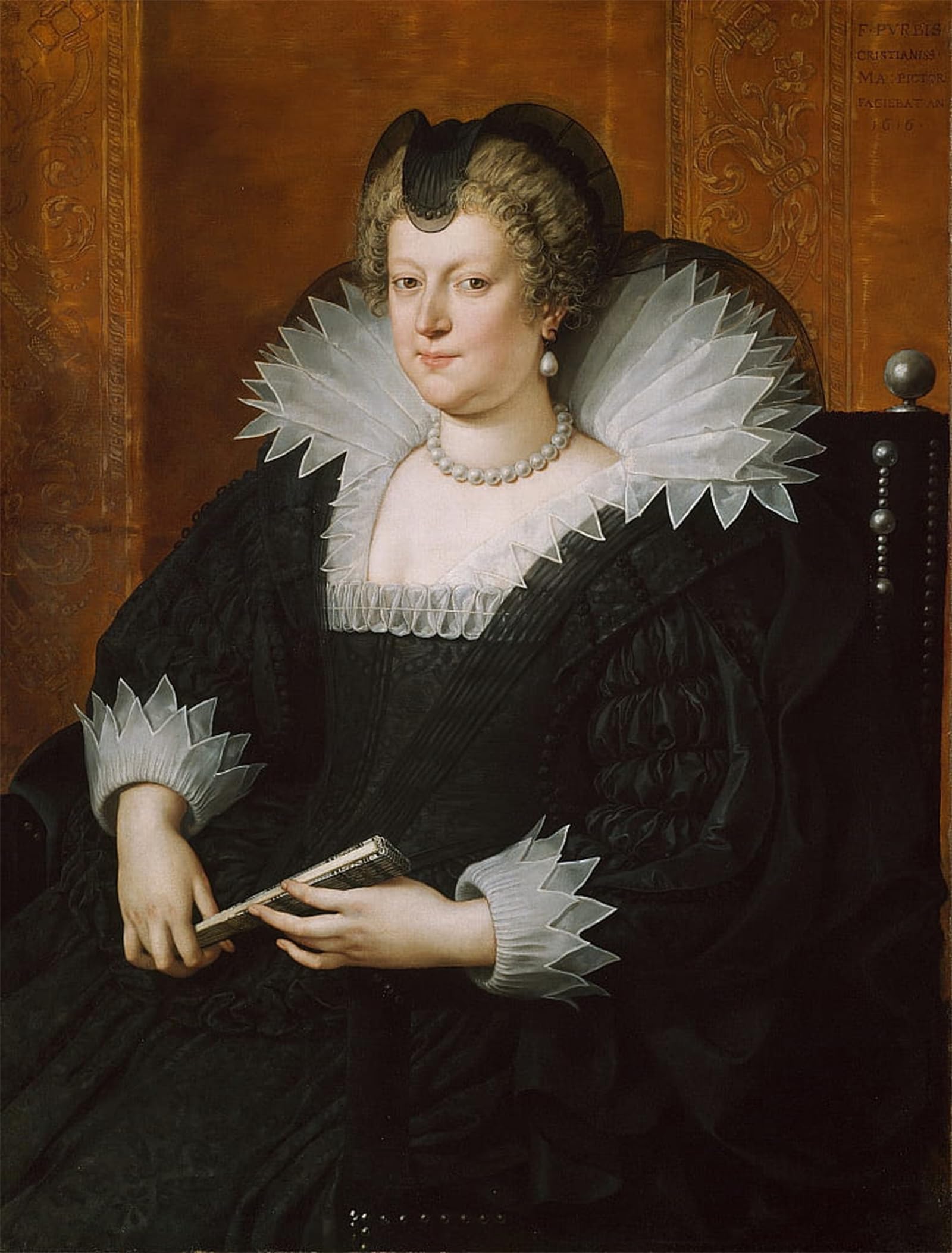 SERENDIPITP Vintage Picture Print on Canvas Wall Art Poster Marie De Medici by Pourbus the Younger Artwork Print Poster for Wall Decor 60x90cm