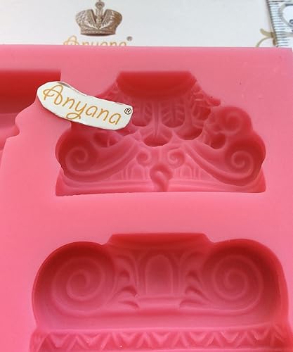 Miniatura 7 de Anyana Columna romana 3D de mármol griego molde de pilar pastel de pasta de goma de fondant molde para pasta de azúcar, pasta de goma, magdalena,